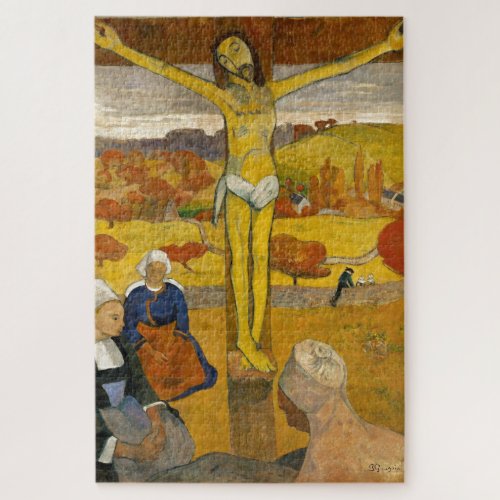 Paul Gauguin Yellow Christ Painting Jigsaw Puzzle