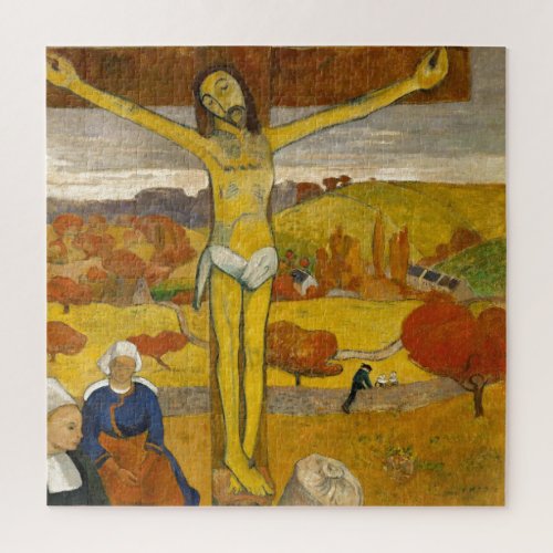Paul Gauguin Yellow Christ Painting Jigsaw Puzzle