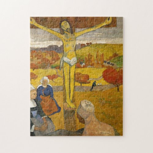 Paul Gauguin Yellow Christ Painting Jigsaw Puzzle