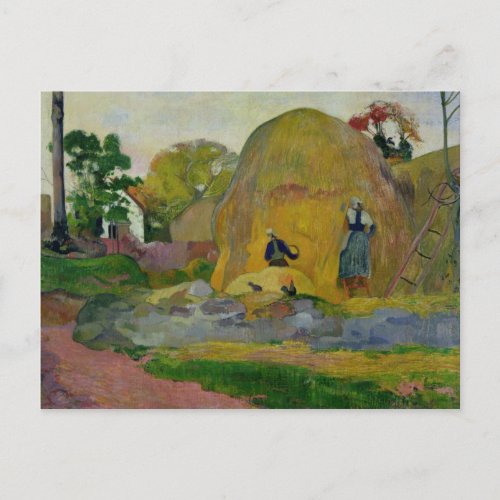 Paul Gauguin  Yellow Haystacks or Golden Harvest Postcard