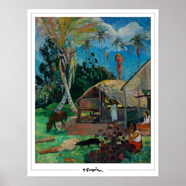 Paul Gauguin Zedign Art Poster #1 (Front)