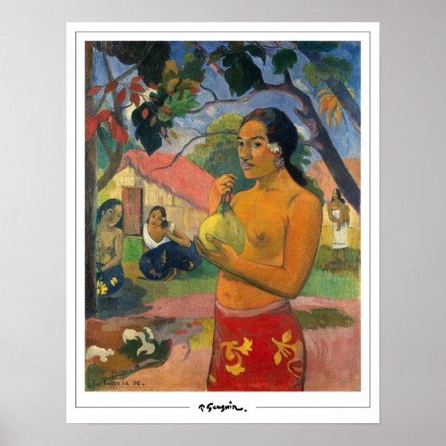 Paul Gauguin Zedign Art Poster #352 (Front)