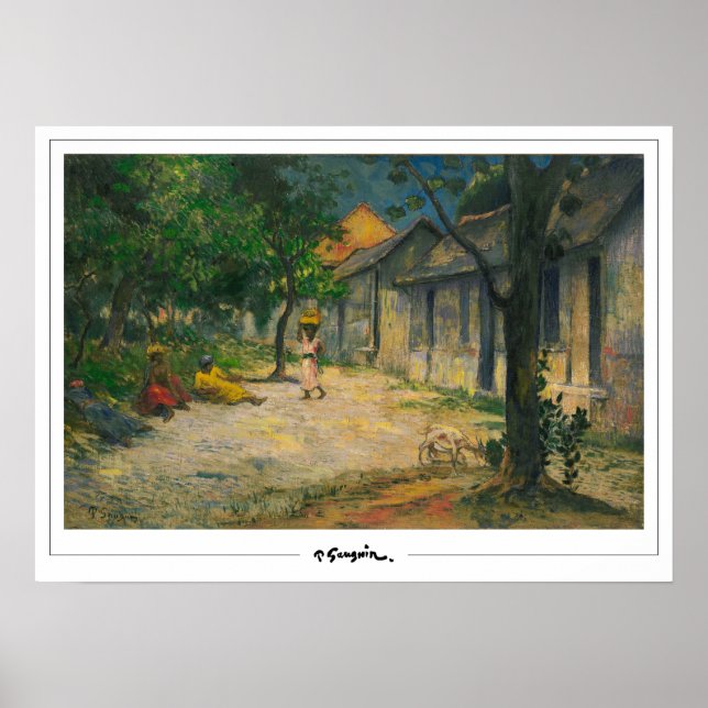 Paul Gauguin Zedign Art Poster #496 (Front)