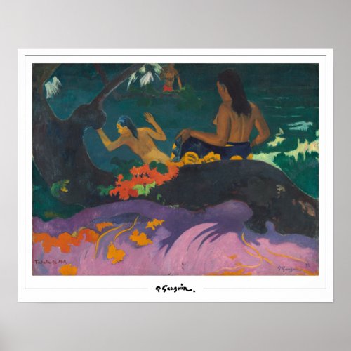 Paul Gauguin Zedign Art Poster 84