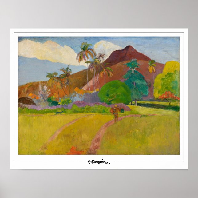 Paul Gauguin Zedign Art Poster #98 (Front)