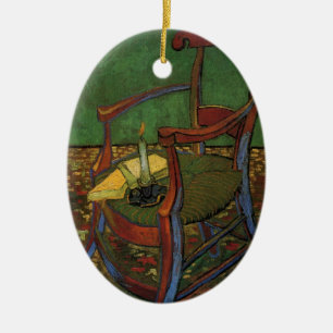 Paul Gauguin's Armchair by Vincent van Gogh Ceramic Ornament