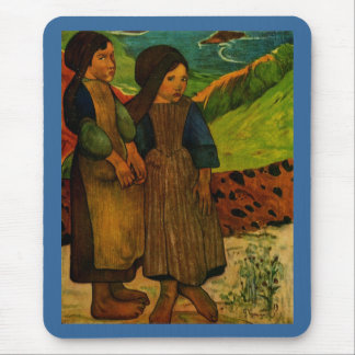 Paul Gauguin's Breton Girls (1889) Mouse Pad