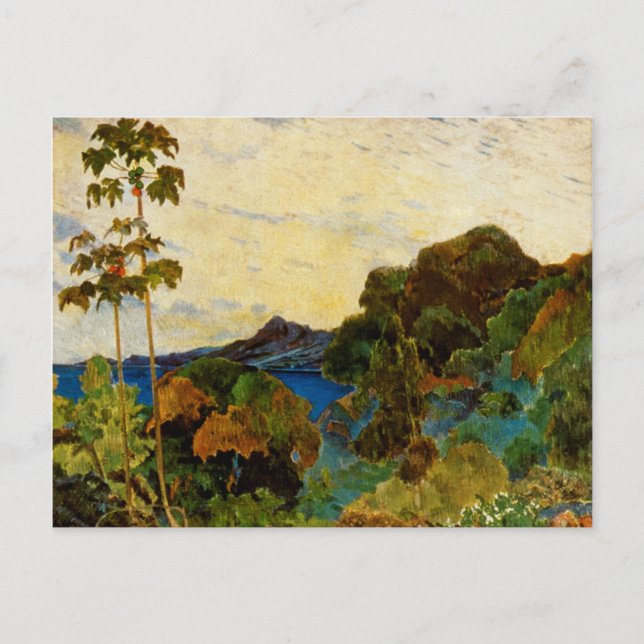 Paul Gauguin's Martinique Landscape (1887) Postcard (Front)