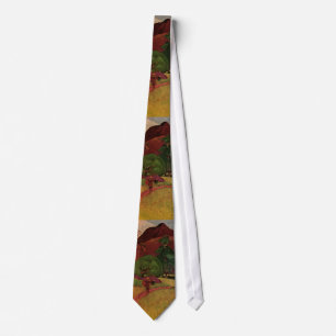 Paul Gauguin's Tahitian Landscape (1893) Tie