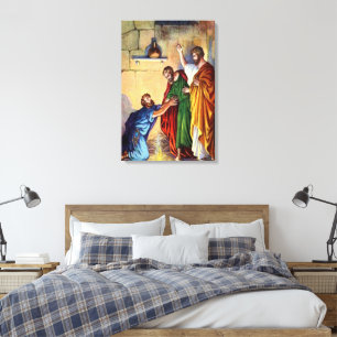 paul in jail at philipp Wrapped Canvas Print