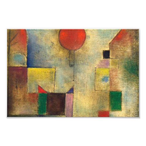 Paul Klee 1922 Red Balloon Photo Print