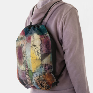 Paul Klee Abstract Art Cubism  Drawstring Bag