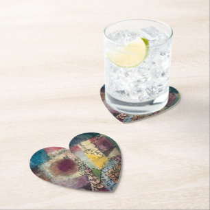 Paul Klee Abstract Art Cubism Paper Coaster