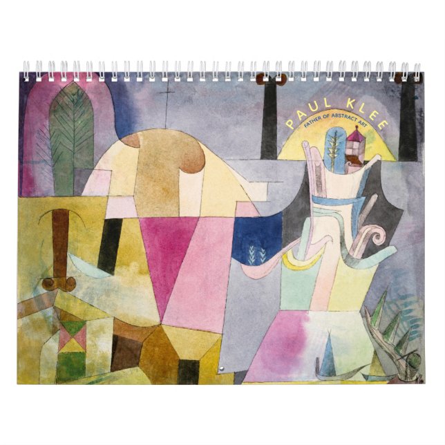 Paul Klee Abstract Artist Vintage Fine Art 2024 Calendar (Cover)