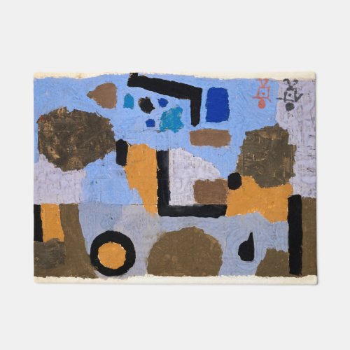 Paul Klee Abstract Painting Modern Art Doormat
