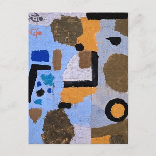 Paul Klee Abstract Painting Modern Art Postcard