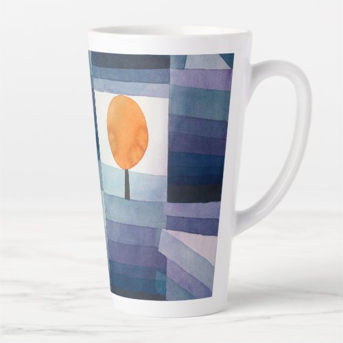 Paul Klee Abstract Tree Blue Painting Latte Mug