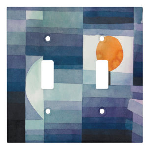 Paul Klee Abstract Tree Blue Painting Light Switch Cover