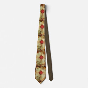 Paul Klee Ad Marginem Abstract Painting  Neck Tie