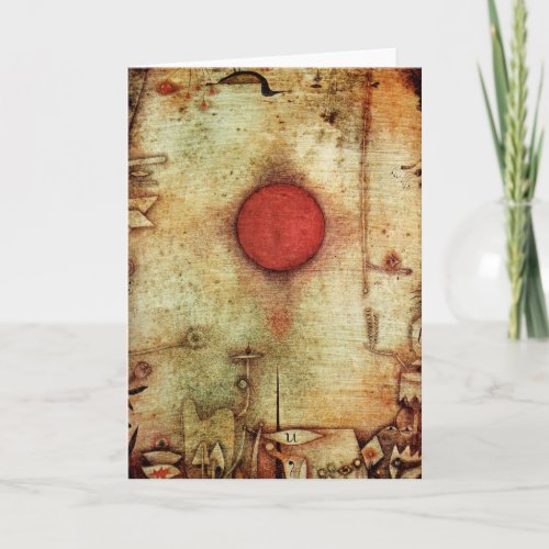 Paul Klee Ad Marginem Painting Card