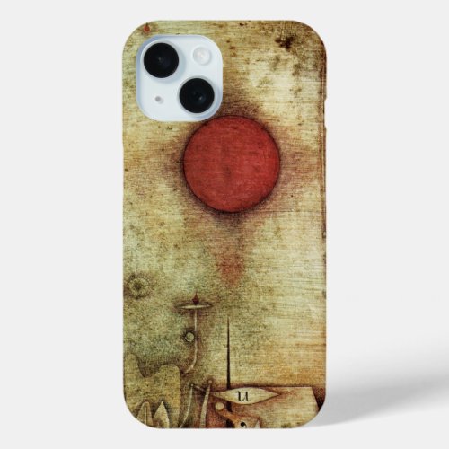 Paul Klee Ad Marginem Painting iPhone 15 Case