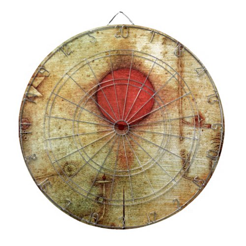 Paul Klee Ad Marginem Painting Dart Board