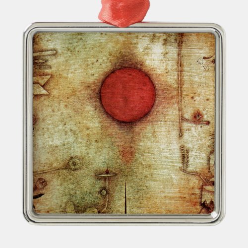 Paul Klee Ad Marginem Painting Metal Ornament