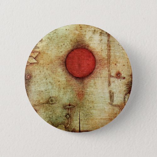 Paul Klee Ad Marginem Painting Pinback Button