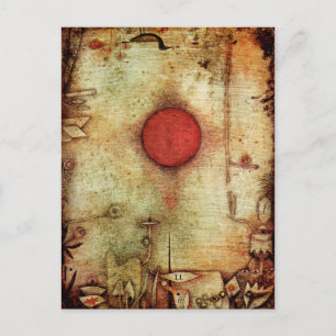 Paul Klee Ad Marginem Painting Postcard