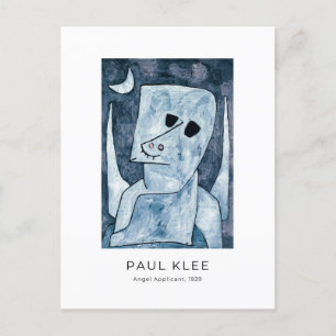 Paul Klee, Angel Applicant - Modern Abstract Art Postcard