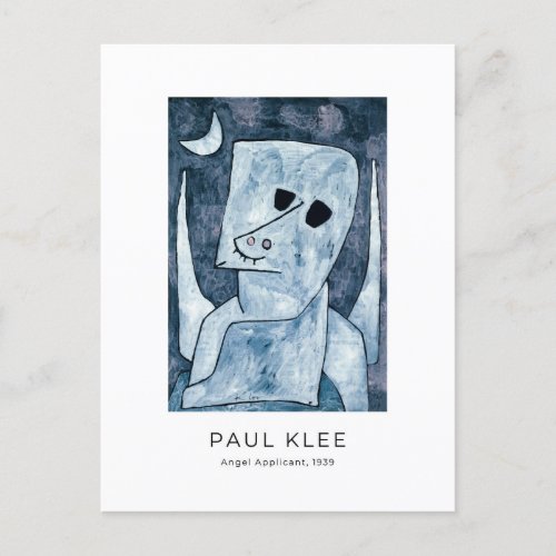 Paul Klee Angel Applicant _ Modern Abstract Art Postcard