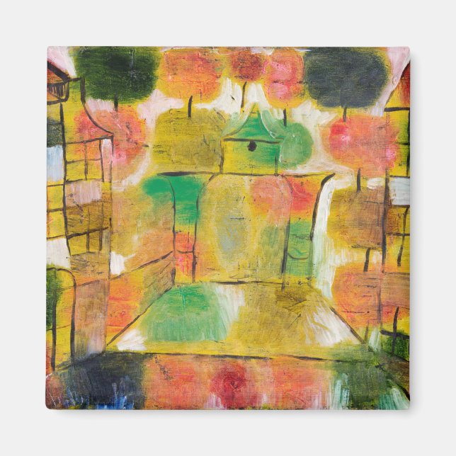 Paul Klee architecture Magnet (Front)