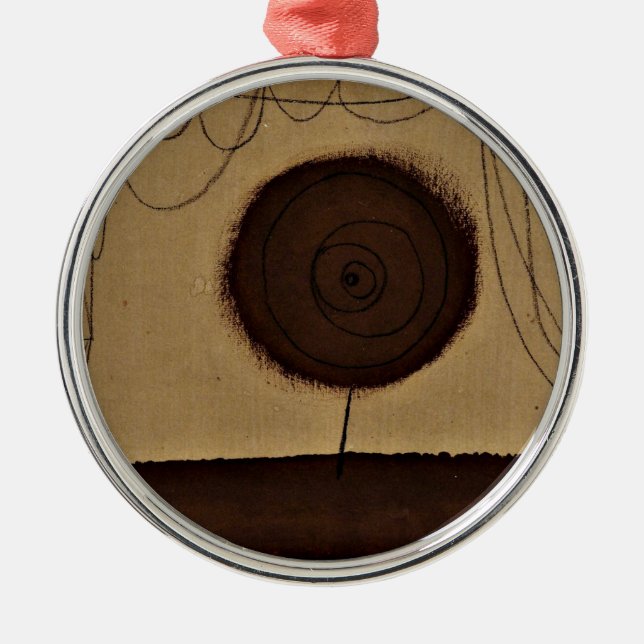 Paul Klee art: A Flower Performs Metal Ornament (Front)