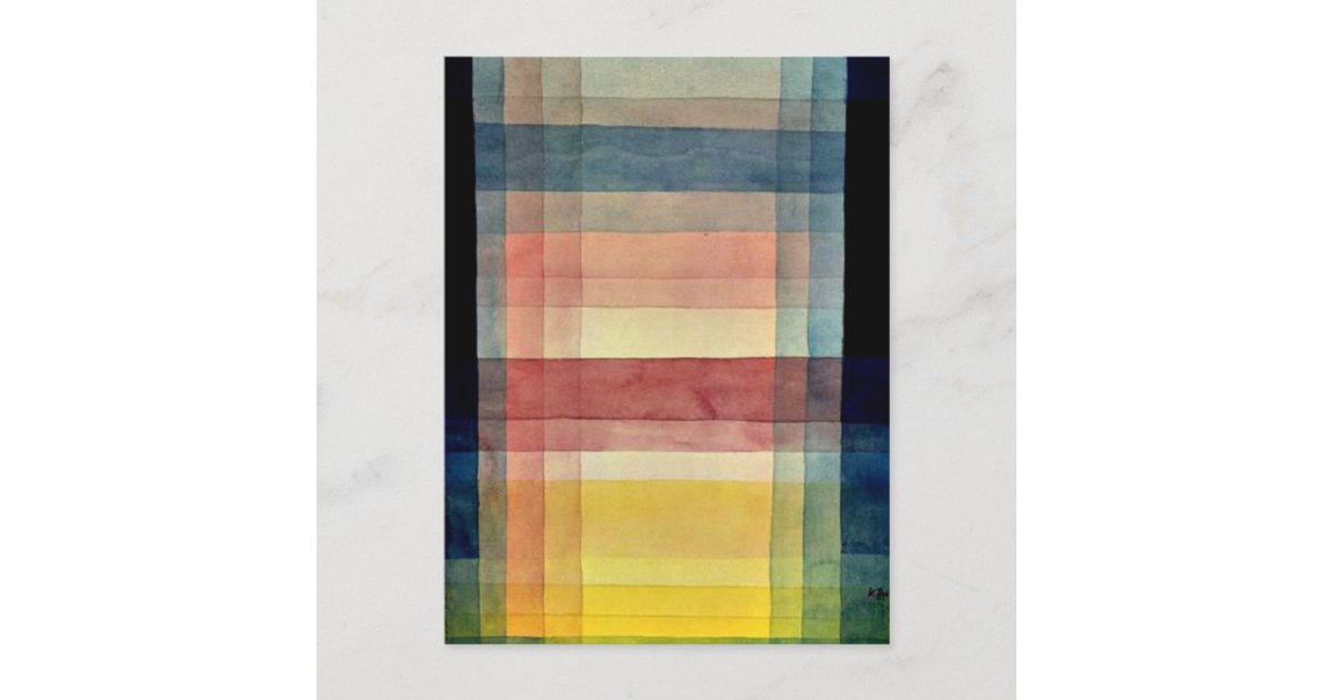 Kitchen towel, Paul Klee, Architecture of the Plain, Abstract art