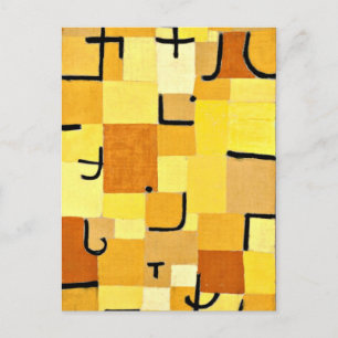 Paul Klee art: Characters in Yellow Postcard