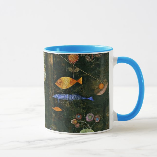 Paul Klee art: Fish Magic, famous Klee painting Mug (Right)