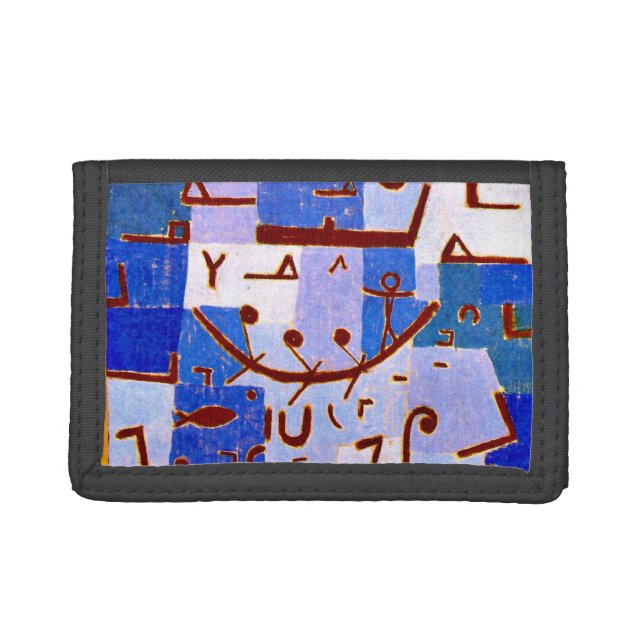 Paul Klee art: Legend of the Nile Trifold Wallet (Front)