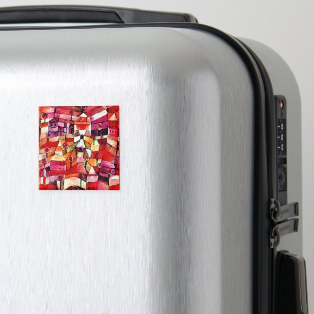 Paul Klee art - Ose Garden, painting by Klee Magnet (In Situ (Luggage))