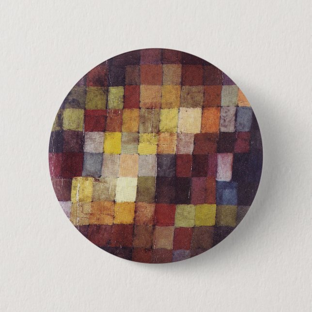 Paul Klee Art Pinback Button (Front)