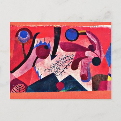 Paul Klee art Poisonous Berries Postcard
