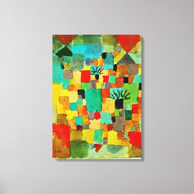 Paul Klee art: Southern Tunisia Canvas Print (Front)