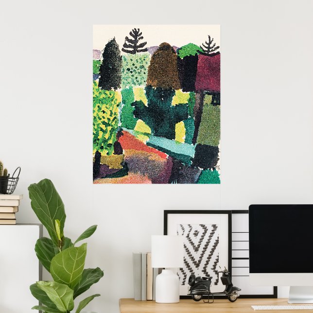 Paul Klee artwork, Park, Poster (Home Office)