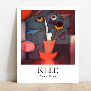 Paul Klee Autumn Flower Poster