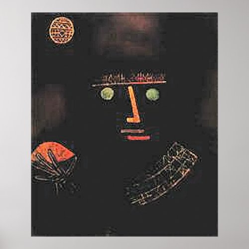 Paul Klee, Black Knight, Poster