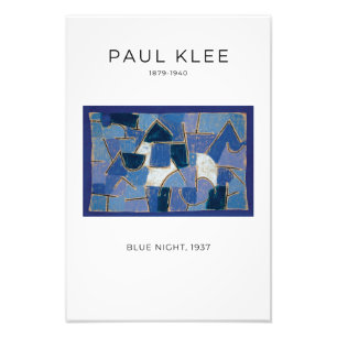 Paul Klee, Blue Night - Modern Abstract Art Photo Print