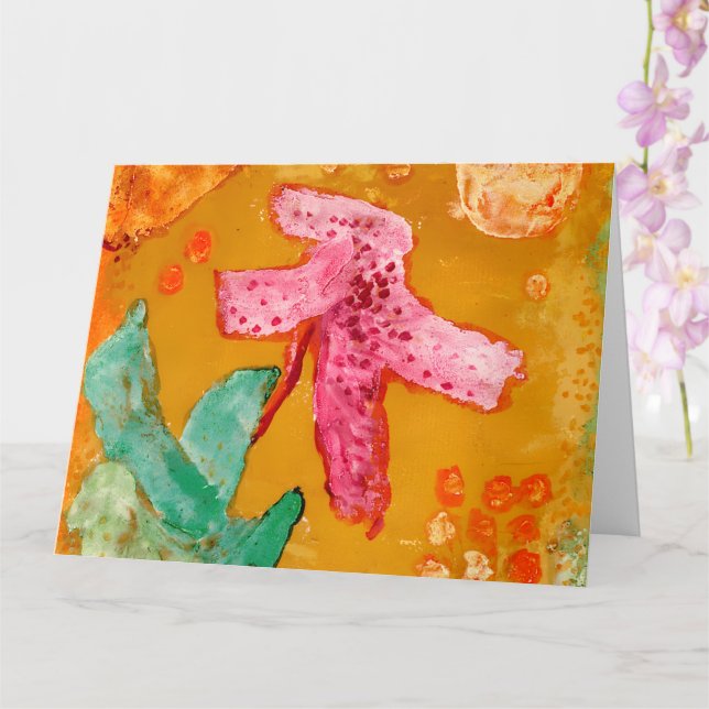 Paul Klee - Blute Card (Orchid)