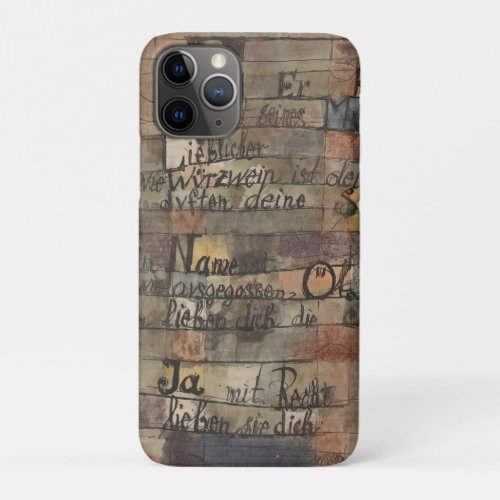 Paul Klee   iPhone 11 Pro Case