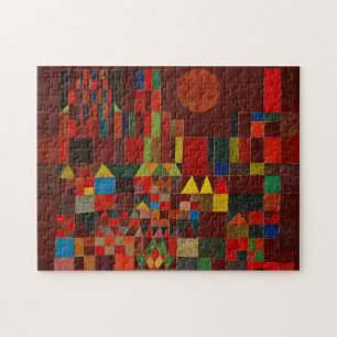 Paul Klee Castle And Sun Jigsaw Puzzle