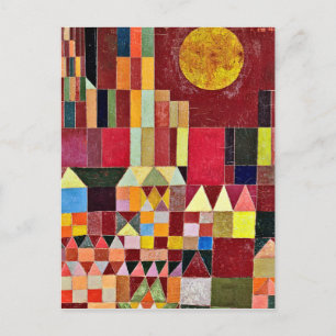 Paul Klee - Castle And Sun Postcard