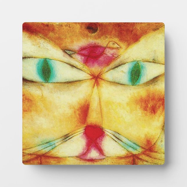 Paul Klee Cat and Bird Plaque (Front)